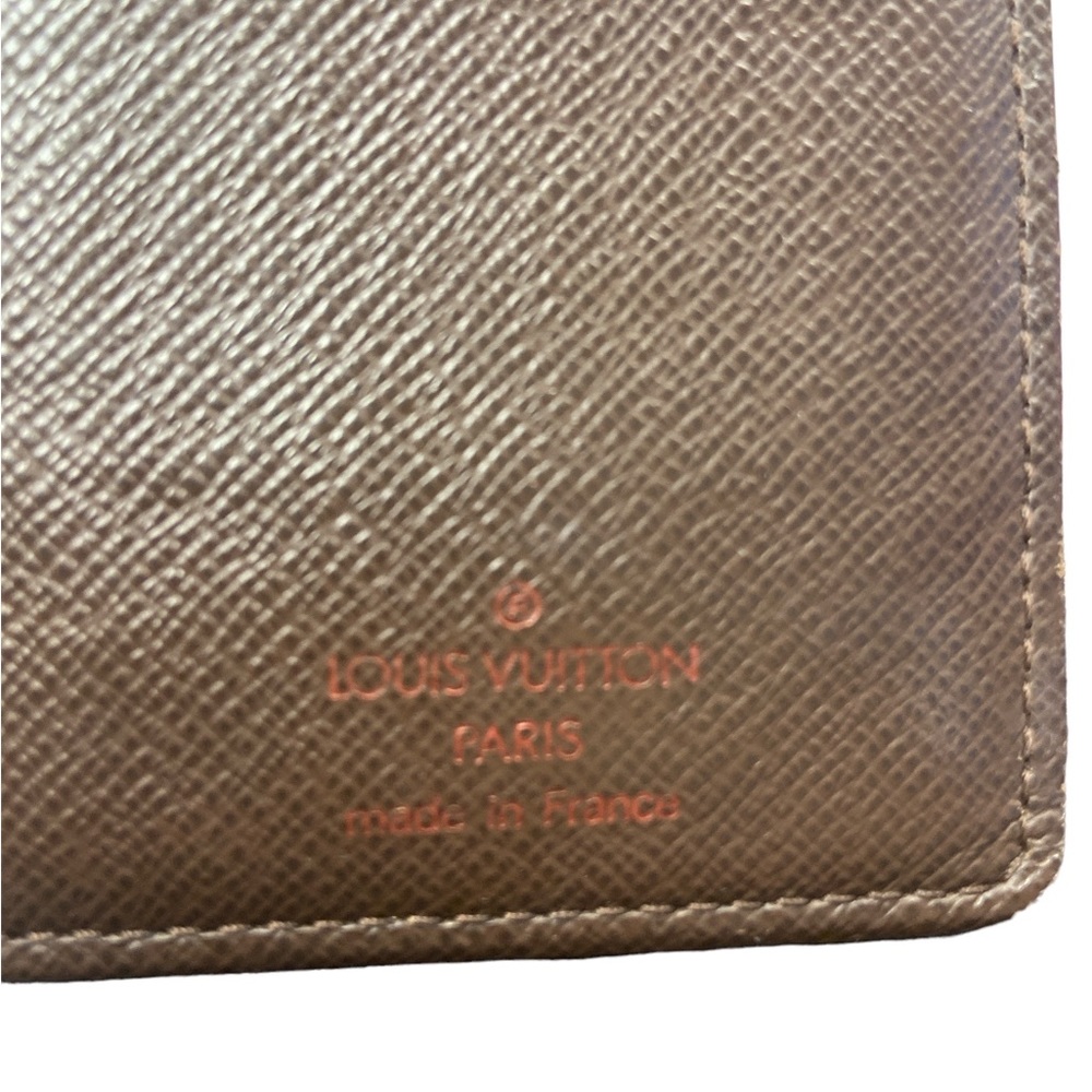 AUTHENTIC LOUIS VUITTON DAMIER PORTE BRAZZA LONG WALLET - Picture 8 of 16